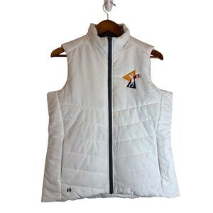 Holloway Women's Front Runner Eco Insulated Quilted Vest-White -Medium Golf